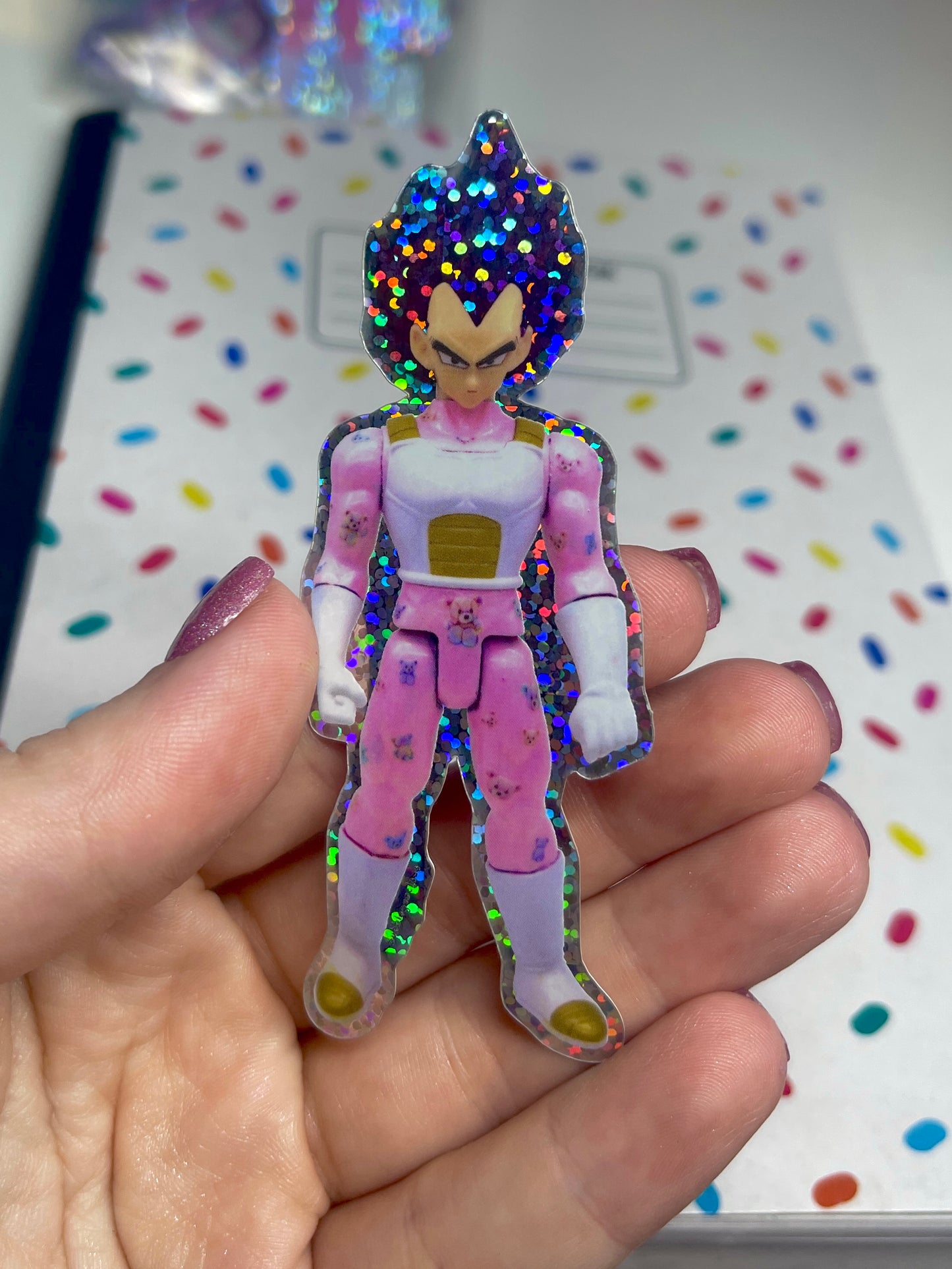 💜 Galactic Cutie Mini Holographic Sticker 💜